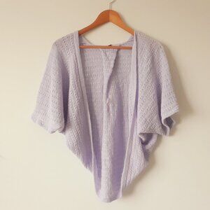 Vintage 70s Lilac Shawl Made in Japan